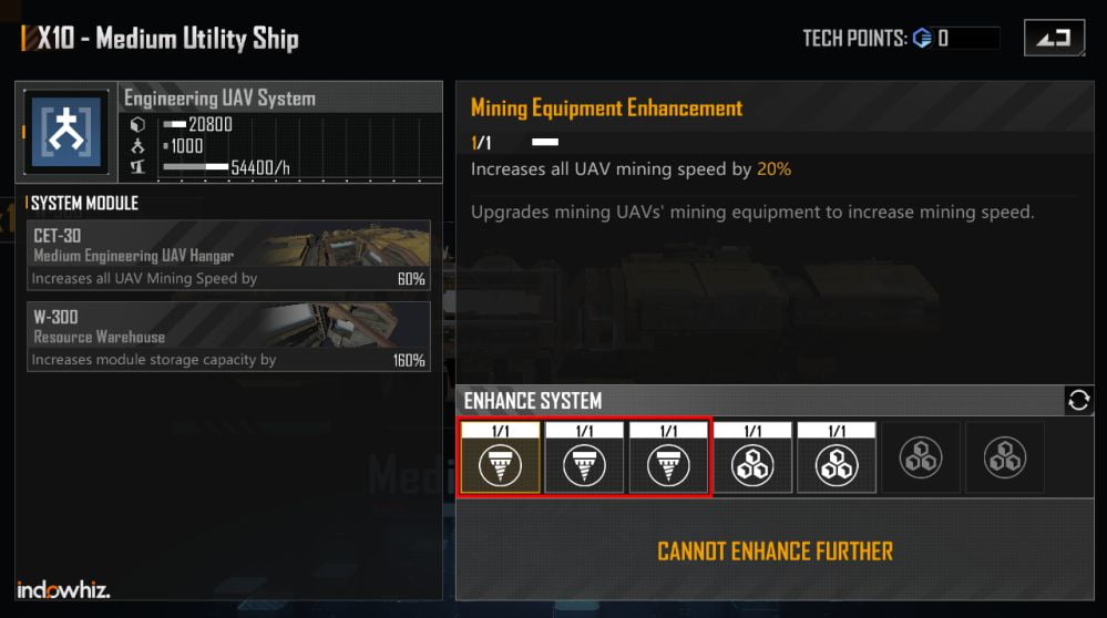 utility ships enhancements