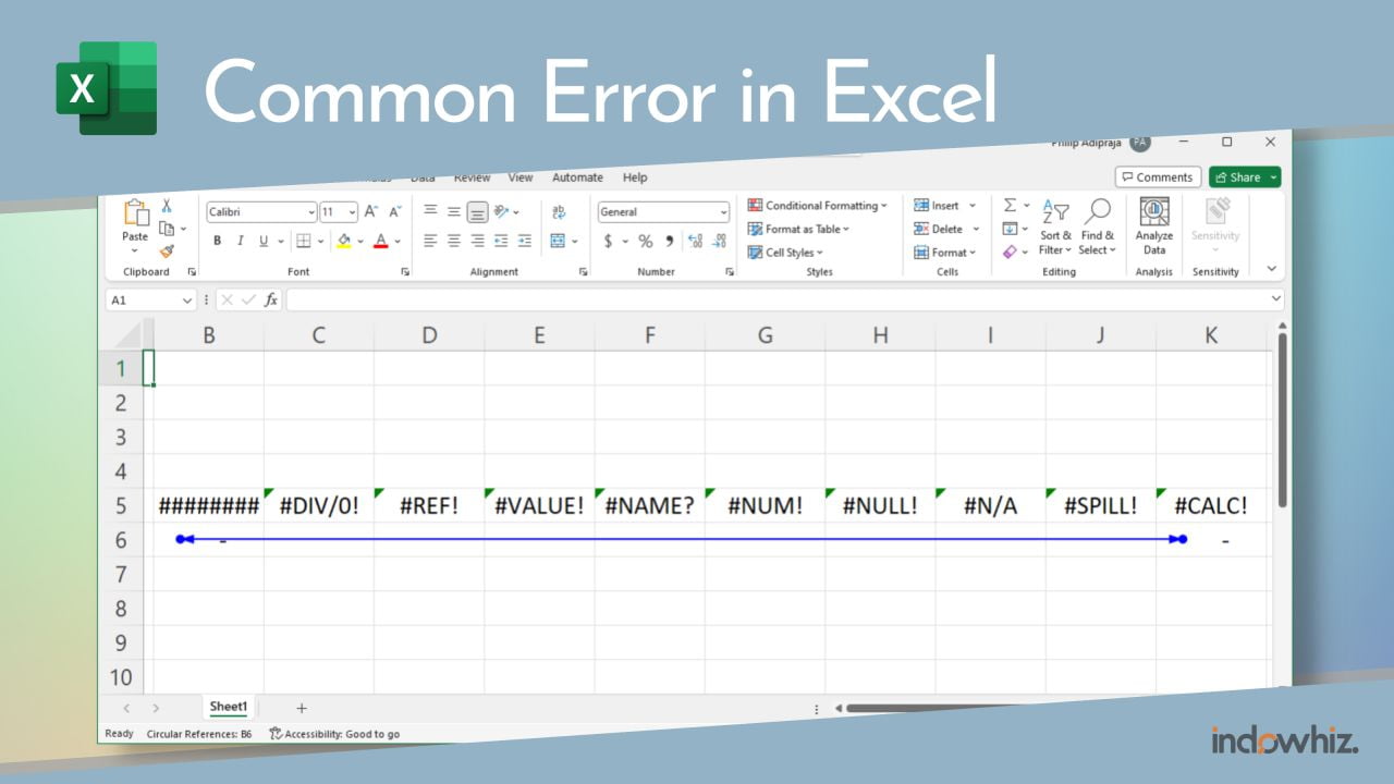 Solving 11 Common cell errors in Microsoft Excel